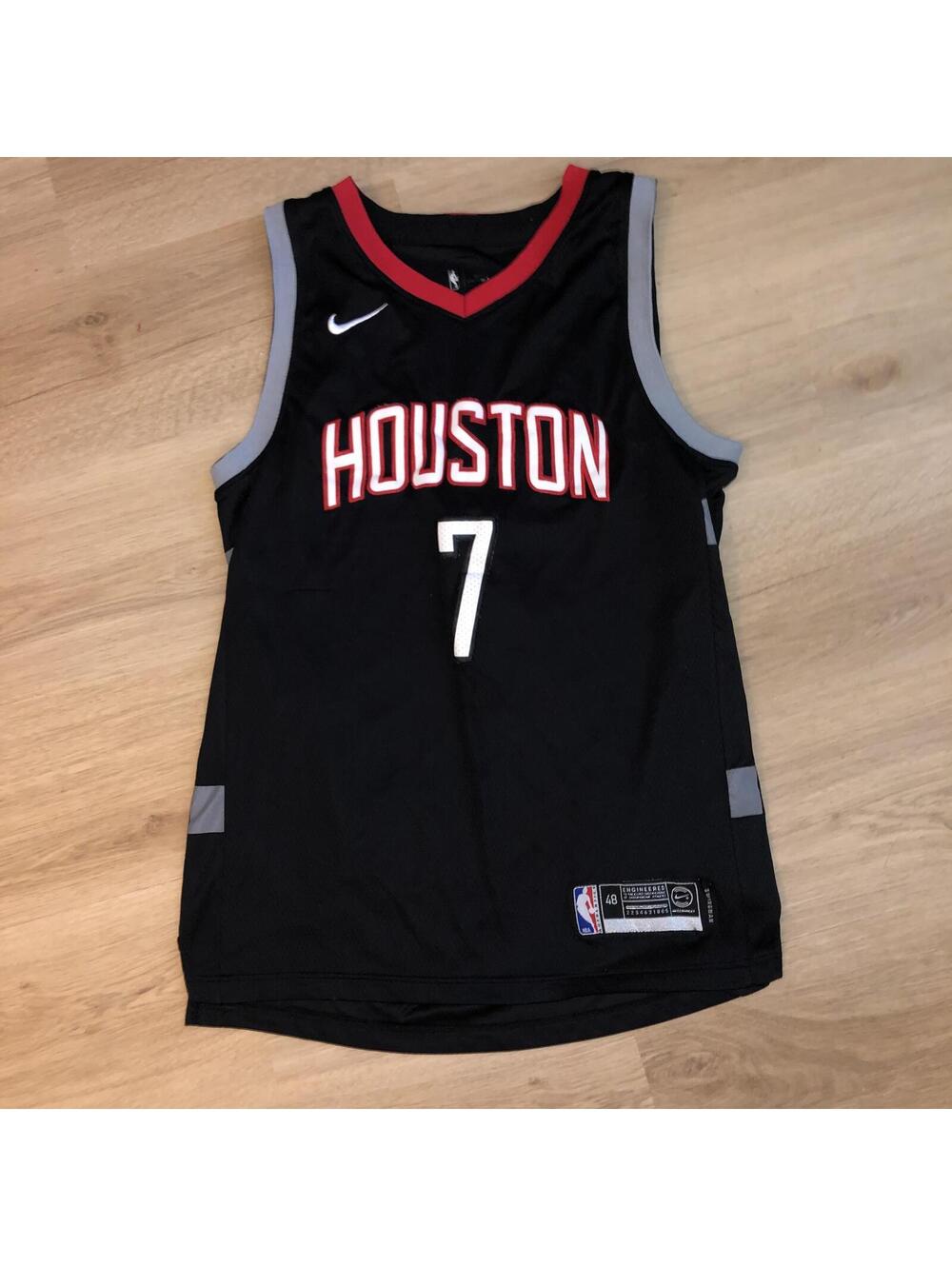NIKE SWINGMAN HOUSTON ROCKETS CARMELO ANTHONY JERSEY BLACK 48 7 MENS SIZE MEDIUM